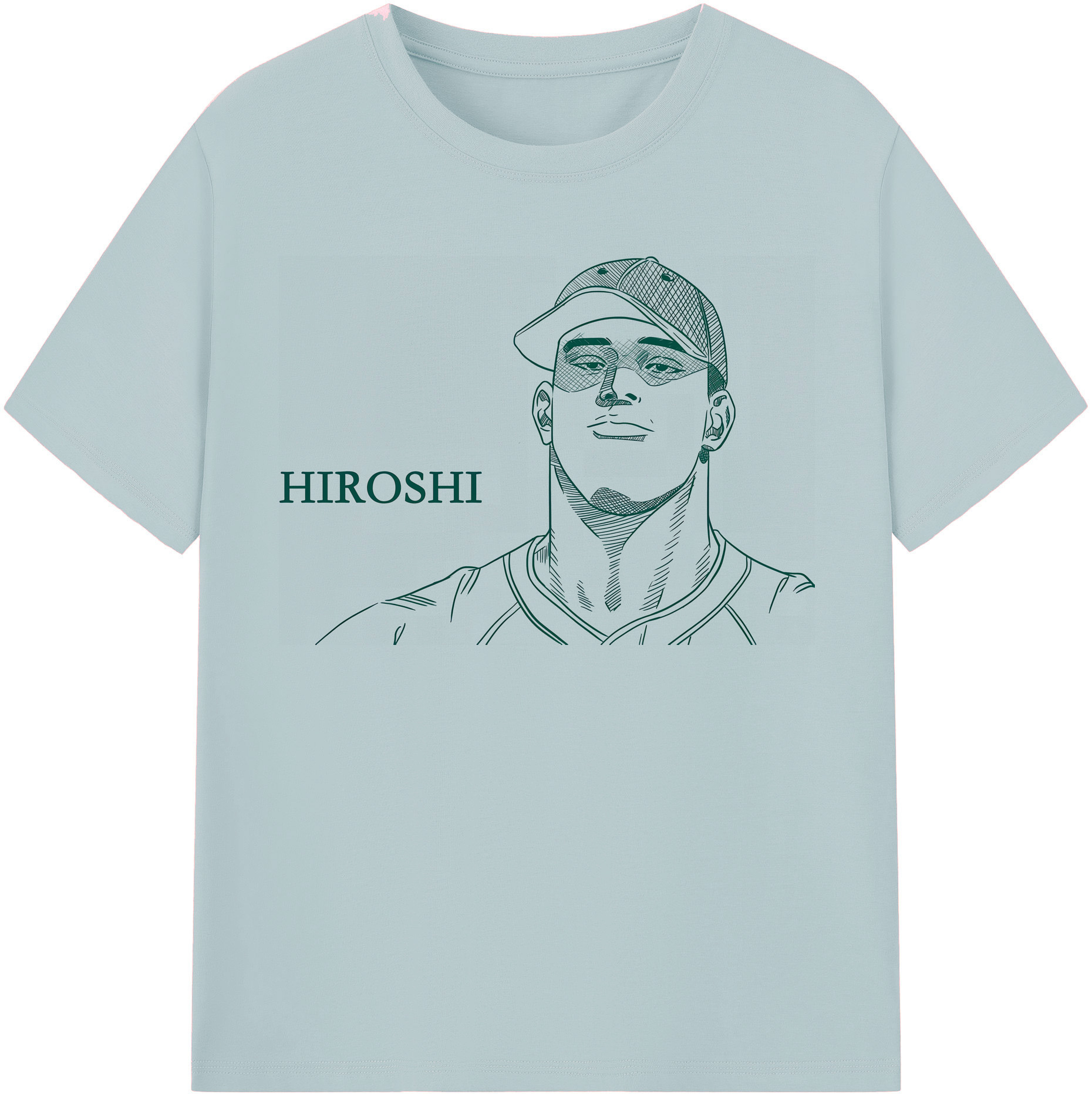 SLAM DUNK／スラムダンク 綿100％半袖Tシャツ（フロントプリント）